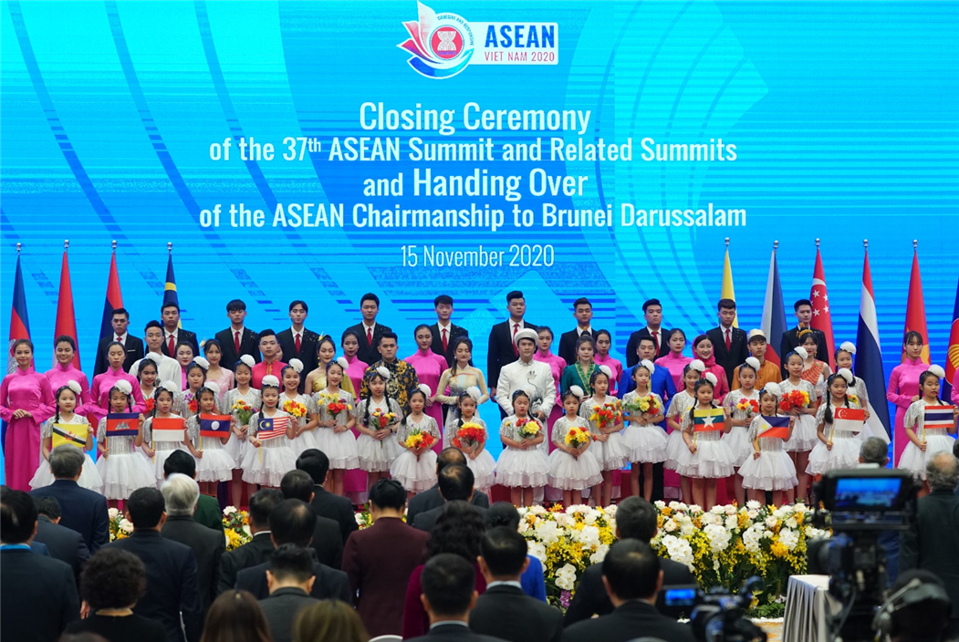 Lễ bế mạc Hội nghị Cấp cao ASEAN 37 và các hội nghị liên quan. (Ảnh: VGP/Quang Hiếu)