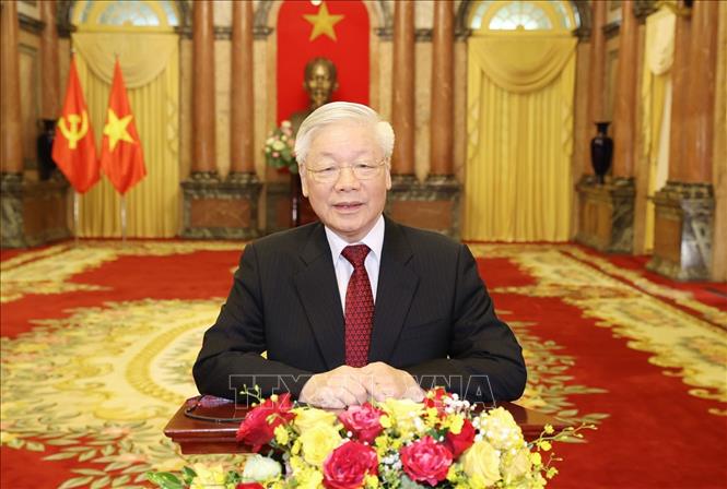Tổng Bí thư, Chủ tịch nước Nguyễn Phú Trọng phát biểu trực tuyến tại phiên khai mạc AIPA 41